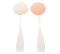 Hohopeti 8 pezzi Spugnette Make Up Rotonde Doppio Lato per Fondotinta e Polvere Spugna Puff Delicata e Resistente per Assorbimento Skincare Liquidi e Stick Idratanti per Uso Quotidiano e