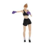 Hohopeti Action Figure Miniatura Boxe Resistente e Sportiva Modellino Collezionabile per Tavolo di Sabbia e Decorazione Desktop