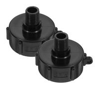 Hohopeti Adattatore per Serbatoio IBC 2 Pezzi Connettore Sostitutivo Filettatura S60X6 MM Adattatore per Tubo dell’Acqua da Giardino Resistente alle Perdite per Contenitori e