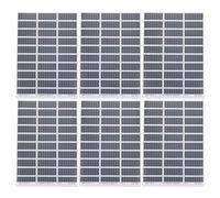 Hohopeti Adesivi Realistici Pannelli Solari per Modelli Architettonici - 6 Fogli Autoadesivi per Diorama Energia Solare, Compatibili Modellismo Ferroviario e Scenari Paesaggistici