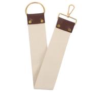 Hohopeti Affila Rasoio in Cotone Beige Doppio Strato, Leggero e Robusto, Coramella per Coltelli e Lamette, per Uso Professionale e Regalo la Giornata del Papà