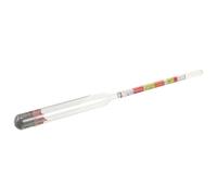 Hohopeti Alcolometro in Vetro Riutilizzabile per Liquori e Vino Misuratore Preciso Gradi Alcool con Idrometro e Vasetto di Test per Degustatori e Produttori Casalinghi