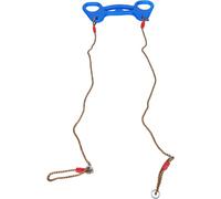 Hohopeti Anelli da Ginnastica per Corde Regolabili, Attrezzatura Fitness per Esercizi Indoor e Outdoor, Altalena Gioco per Percorsi a Ostacoli Ninja, Set Anelli da Arrampicata per Palestra