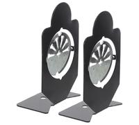 Hohopeti Bersaglio Rotante in Metallo 2 Pezzi per Esercizi di Tiro All’aperto, Bersaglio Multiuso, Tabellone di Pratica Sicuro per Feste e Attività Sportive