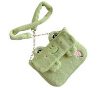 Hohopeti Borsa a Tracolla Donna Peluche a Forma di Rana Soffice Portatile Graziosa Borsetta Tracolla Regolabile e Tasca Interna per Cellulare e Chiavi, Stile Casual Moda Quotidiana