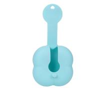 Hohopeti Borsa per cosmetici in silicone flessibile da viaggio Organizer compatto per spugnette e dischetti Custodia portatile raffinata per accessori cosmetici Blu