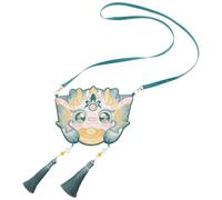 Hohopeti Borsa Tracolla con Ricamo Drago Portamonete in Poliestere per Abiti Tradizionali Capodanno Cinese Borsa Piccola Donna per Viaggio e Uso Quotidiano