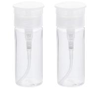 Hohopeti Bottiglie Vuote Dosatore Pompa 2 Pezzi 100 Ml Contenitori per Acqua Detergente e Lozione Viso da Viaggio Dispenser Riutilizzabile Design Antigoccia