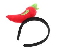 Hohopeti Capelli Accessorio Natalizio Carino Copricapo Originale per Feste Cercaietto per Cosplay e Spettacoli Teatrali Oggetto di Scena per Foto per Capelli al Peperoncino per Vacanze