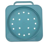 Hohopeti Carrello Porta Bombola Gas Piccolo Blu con Ruote e Maniglia Base Mobile in Abs Robusta e Sicura per Bombole da Cucina Supporto Stabile e Facile da Spostare