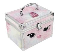 Hohopeti Cassetta Portautensili Portatile in Lega Di Alluminio Per Riporre Utensili Organizer Compatto Per La Della Pelle E La Bellezza