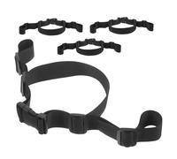 Hohopeti Cinghie per Seggiolone Ragazzo Ragazza 4 Pezzi Regolabili Cerchio Interno Nero 38Mm per Passeggino Imbracatura Sicurezza Portatile e Facile da Pulire per Pasti fuori Casa