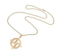 Hohopeti Collana con Ciondolo Croce di Santa Brigida Amuleto Protettivo Unisex Elegante e Leggera per Uomo e Donna Gioiello Religioso con Pendente Cattolico per Preghiera e Celebrazioni