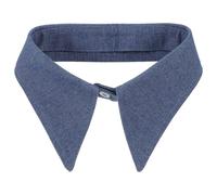 Hohopeti Colletto Finto Staccabile in Denim da Donna Inserti per Camicetta Vestibilità Ampia Colletto Dickey Mezzo Camicia Comodo e Decorativo per Outfit Eleganti e Casual