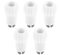 Hohopeti Connettore per Supporto Flebo 5 Pezzi, Raccordo Centrale Plastica Bianco 25mm a 19mm, Accessorio per Asta di Infusione Portatile per Uso Clinico e Domiciliare