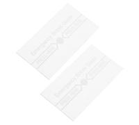 Hohopeti Copertura Interruttore Di Allarme Manuale in Pannello Di Vetro Trasparente Set Da 2 Compatibile Pannello Di Allarme Rompivetro e Sensore Di Rottura Del Vetro