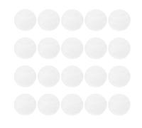 Hohopeti Copertura Trasparente per Badge Bottone 75Mm Set da 20 Pezzi in PVC Resistente Protezione per Distintivi Rotondi da Collezione per Fiere Esposizioni e Uso Domestico