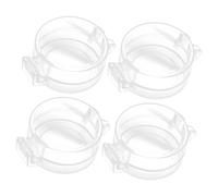 Hohopeti Copriserrature per Porte di Ragazzo Ragazza 4 Pezzi in Plastica Abs Trasparente Protezione Serratura per Sicurezza Ragazzo Ragazza Impedisce Chiusura Accidentale in Casa