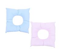 Hohopeti Cuscino Massaggiante a Faccia in Giù in Cotone 2 Pezzi Per Viso e Collo Ritaglio Ampio Comfort Per Salone Spa e Supporto Cervicale Da Viaggio