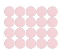 Hohopeti Dischetti di Cipria in Velluto Rosa 20 Pezzi, Piumini da Trucco Riutilizzabili in Cotone per Polvere Libera e Fondotinta, Assorbenti Olio per Viso Opaco e Applicazione Uniforme