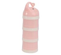 Hohopeti dosatore di latte in polvere dosatore di formula impilabile tazze snack per bambini contenitore per latte in polvere per neonati distributore portamerenda portamerenda rosa