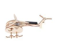 Hohopeti Elicottero Solare Diy Legno per Kit Scientifico Educativo Senza Batterie Facile da Assemblare Volo Rapido con Pannello Solare Ad Efficienza Interattivo per Ragazzi e Ragazze