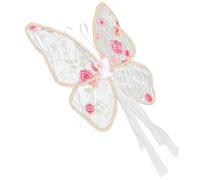 Hohopeti Farfalla in Pizzo per Ragazze, Accessorio Costume Cosplay Design Creativo, Leggero e Facile da Indossare per Feste e Travestimenti
