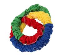 Hohopeti Fascia Elastica Colorata per Bambini 2,4 M, Corda Elastica per Gioco e Allenamento, Attrezzatura per Educazione Fisica Scolastica e Team Building All'aperto