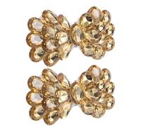 Hohopeti Fermagli per Fiocchi da Scarpe Donna Strass 2 Pezzi, Clip Decorative Eleganti per Scarpe da Ginnastica e Sandali, Accessori Gioiello per Matrimoni e Feste