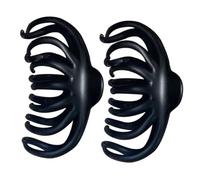 Hohopeti Fermaglio Chioma Grande Retro Fermaglio per Chioma a Pinza per Acconciature Eleganti e Raccolti, 2 Pezzi, in Resina, Stile Francese per Applicazione Quotidiana