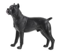 Hohopeti Figurina Cane Corso Realistica Nera in Plastica 1 Pezzo