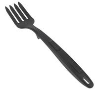 Hohopeti Forchetta per Pasta e Tagliatelle in Silicone, Grande e Antiscivolo, Utensile da Cucina per Preparazione in Casa Nero