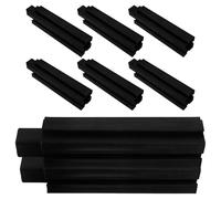 Hohopeti Gambe Rialzate in Plastica per Fioriera da Patio 8 Pezzi, Base per Aiuola da Giardino, Accessori per Contenitori da Giardinaggio, Montaggio Semplice per Orto su Balcone