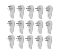 Hohopeti Ganci Invisibili per Chiodi da Parete senza Tracce Set 25 Pezzi in Plastica Resistente per Appendere Cornici e Quadri in Casa Ufficio e Scuola