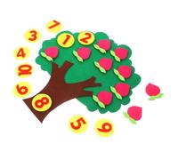 Hohopeti Giocattoli Educativi Albero della Frutta in Non Aiuto Didattico per Matematica Materiale Sicuro e Riutilizzabile per Scuola dell'Infanzia