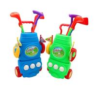 Hohopeti Giocattoli Golf Leggero e Portatile Gioco Sportivo Educativo per Sviluppo Motori e Immaginazione Accessori Inclusi Colori Casuali per Ragazzi e Ragazze Colore Colore Casuale