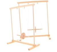 Hohopeti Giocattolo Scientifico Interattivo Per Bambini in Legno, Set Educativo Fai Da Te Pendolo Rotante, Stimola Capacità Di Osservazione e Interesse Per La Scienza