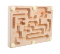 Hohopeti Gioco in Legno con Perline Mobili Giocattolo Montessori per Puzzle Sicuro e Resistente per Ragazzi e Ragazze