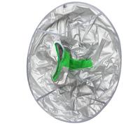 Hohopeti Grembiule per Taglio Chioma Mantellina 3D Tessuto Wai Mantello per Tintura e Styling Chioma Accessorio Parrucchiere per Uso Domestico e Salone Adulto Medio Verde