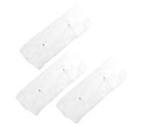 Hohopeti Kit Accessori la Pulizia dei Vetri 30 Pezzi Feltrini in Cotone Assorbente e Striscia di Gomma, Tergivetro Quadrato per Superfici Delicate, Ricambi per Lavaggio a Umido