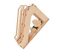 Hohopeti Kit Elevatore Elettrico in Legno DIY Esperimento Scienza Stem con Modellino Scala Mobile Educativo per Progetto Didattico Ingegneria e Materiale Sicuro Batterie