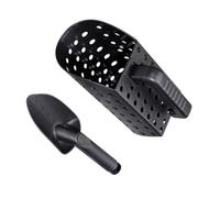 Hohopeti Kit Pala per Sabbia e Paletta Rilevamento Metalli per Spiaggia, Strumento per Trovare Tesori Leggero e Robusto Impugnatura Ergonomica, per Caccia ai Tesori su Sabbia e Fiumi