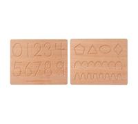 Hohopeti Lavagna per L’Ortografia dei Numeri in Legno di Faggio Lavagna per Scrivere e Giocattolo Educativo per L’Apprendimento Precoce Sviluppare Memoria e Capacità Cognitive