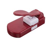 Hohopeti Macchina per Puzzle Manuale Rosso Taglierina Portatile per Puzzle con Funzione di Embossing Strumento Creativo DIY per Progetti Artistici Educativi Taglio Preciso e Sicuro