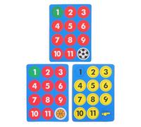 Hohopeti Magneti Numerati per Lavagna da Allenamento Calcio e Basket, Accessori Magnetici per Tabellone Tattico, Pezzi Antiriflesso per Pianificazione Strategica Indoor e Outdoor, Set 3