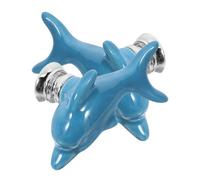 Hohopeti Maniglie 2 Pezzi Mobili Azzurra in Ceramica per Forma di Delfino Eleganti e Resistenti per Cassetti di Armadi e Scarpiera, per Interni e Cucina