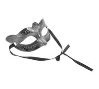 Hohopeti Maschera da Ballo Retrò per Uomo Mezza Faccia in Plastica Vintage Stile Greco-romano, Maschera di Halloween e Festa Design Prince Jazz per Eventi Mascherati e Spettacoli Teatrali