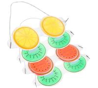 Hohopeti Maschere gli Occhi in Gel Pvc Rinfrescanti 4 Pezzi, Impacchi Freddi e Caldi per Occhiaie e Gonfiore, Mascherine Estive Traspiranti per Relax e Sollievo Colore Colore Casuale