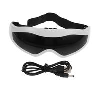 Hohopeti Massaggiatore Occhi Elettrico USB Ricaricabile con Compressione ad Aria Design Ergonomico Curvo per Affaticamento e Occhi Portatile e Facile da Usare