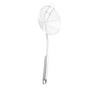 Hohopeti Mestolo Schiumarola in Acciaio Inox 16 CM con Doppio Gancio Cucchiaio Colino per Cibo Fritto e Pasta Utensile da Cucina Resistente ad Alta Temperatura per Uso Domestico e